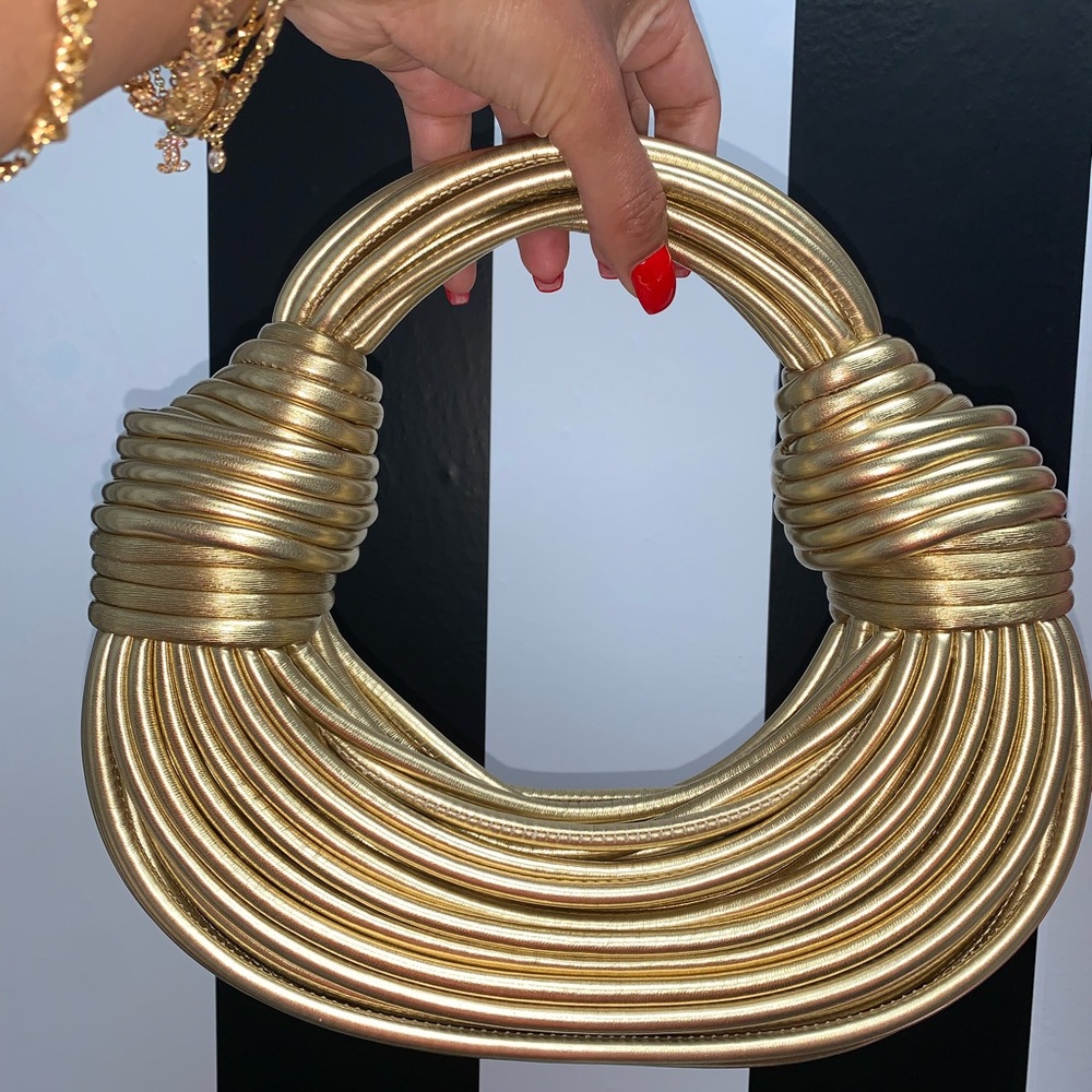 Women’s Gold Hand Bag